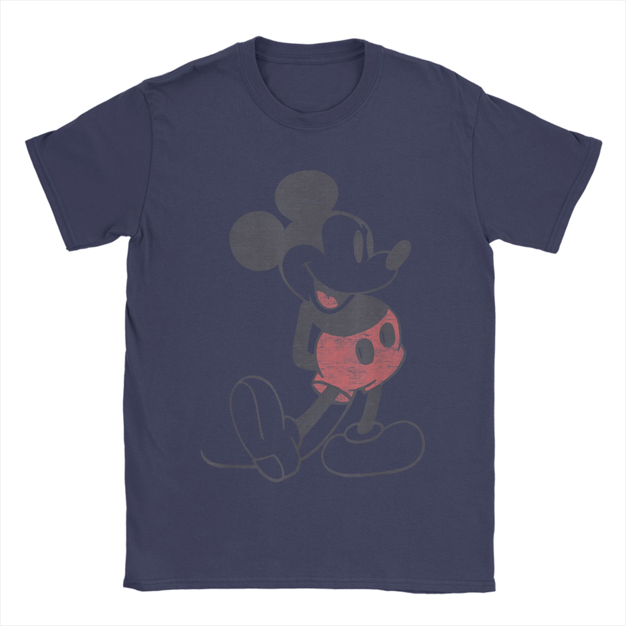 

Streetwear T Shirt Mickey Friends Mickey Mouse Vintage Portrait Cotton T-Shirts Hippie Tshirt for Male Summer Short Sleeve Tops 4XL