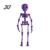 Desktop Gadgets for Pranks Dancing Skeleton Aquarium Bubbler, Halloween Dynamic Fish Tank Ornament, Skull Magnets Refrigerator 3D Printed Articulated