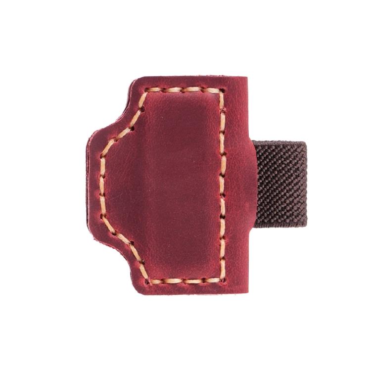 Magnetic Leather Pen Holder Leather Pen Rings Holder Leather Elastic Pencil Holder For Notebook Planners Clipboard кларет