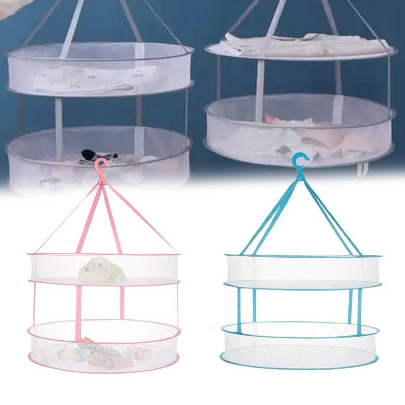 Laundry Drying Basket With Foldable Design For Home And Apartment Use