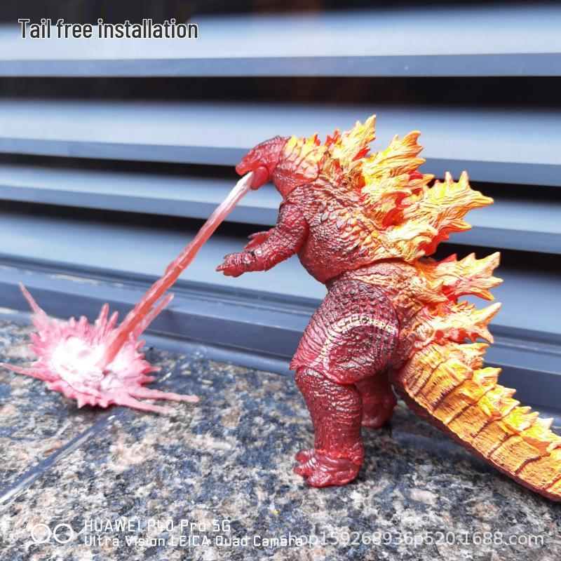 Burning Godzilla Figure 2019 - Movable Toy with No Assembly Required