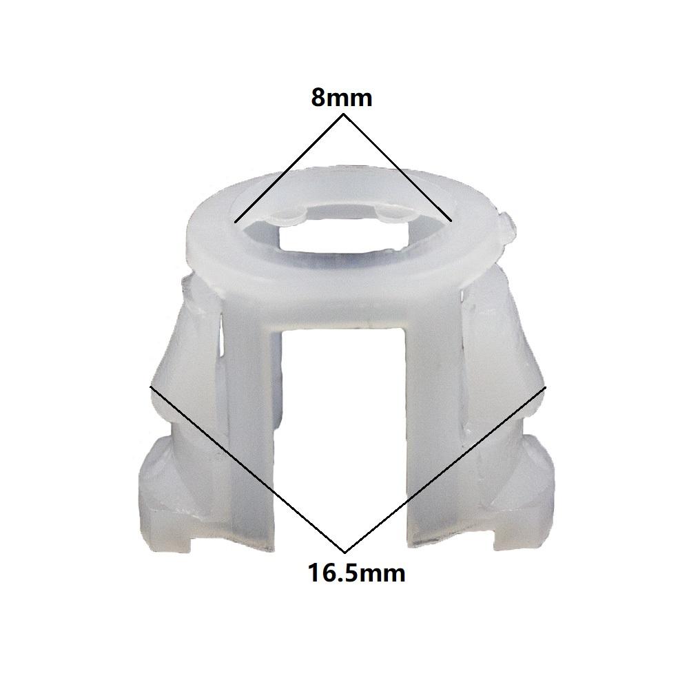 Car Transmission Fuel Pipe Cooling Soft Oil Hose Fixing Clips 8mm 10mm 14mm Fuel Pipe Plastic Clamp 8mm 10PCS