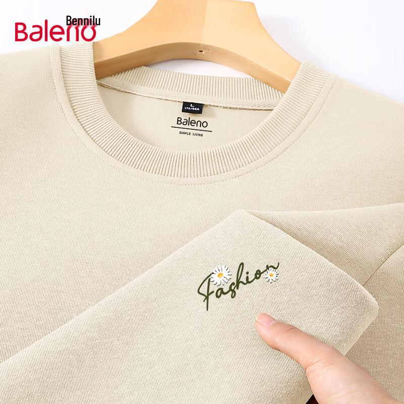 

Baleno Unisex Letter Print Crewneck Sweatshirt 3XL