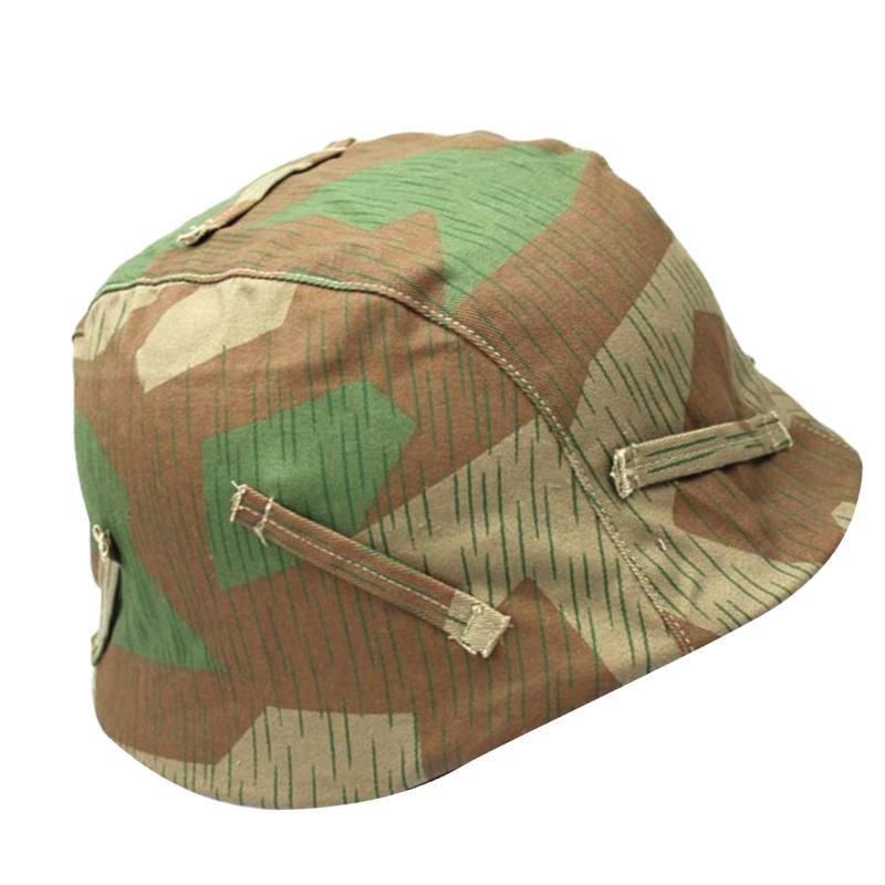 M35 Steel Helmet Cover Original Broken Camouflage Helmet Cloth M40 M42 Steel Helmet Splinter Camo Cloth Repro WWII German