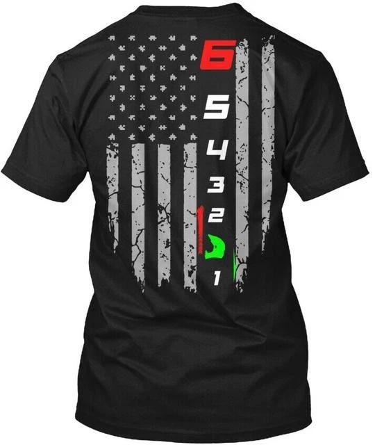 

Motorcycle 1 Down 5 Up - 6 4 3 2 T shirt Made in the USA Size S to 5XL 3XL