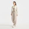 Fila Fitness Fashion Comfortable Casual Sports Versatile French Lazy Style Stand Collar Long Sleeve Cardigan Knitwear Women Cardigans A11W531502F-WT