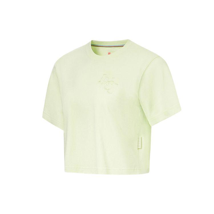 

Li Ning Free Growth Однотонная футболка с вышивкой букв, свободного кроя, с коротким рукавом, женские топы, светло-фруктово-зеленый AHST162-2 XXL