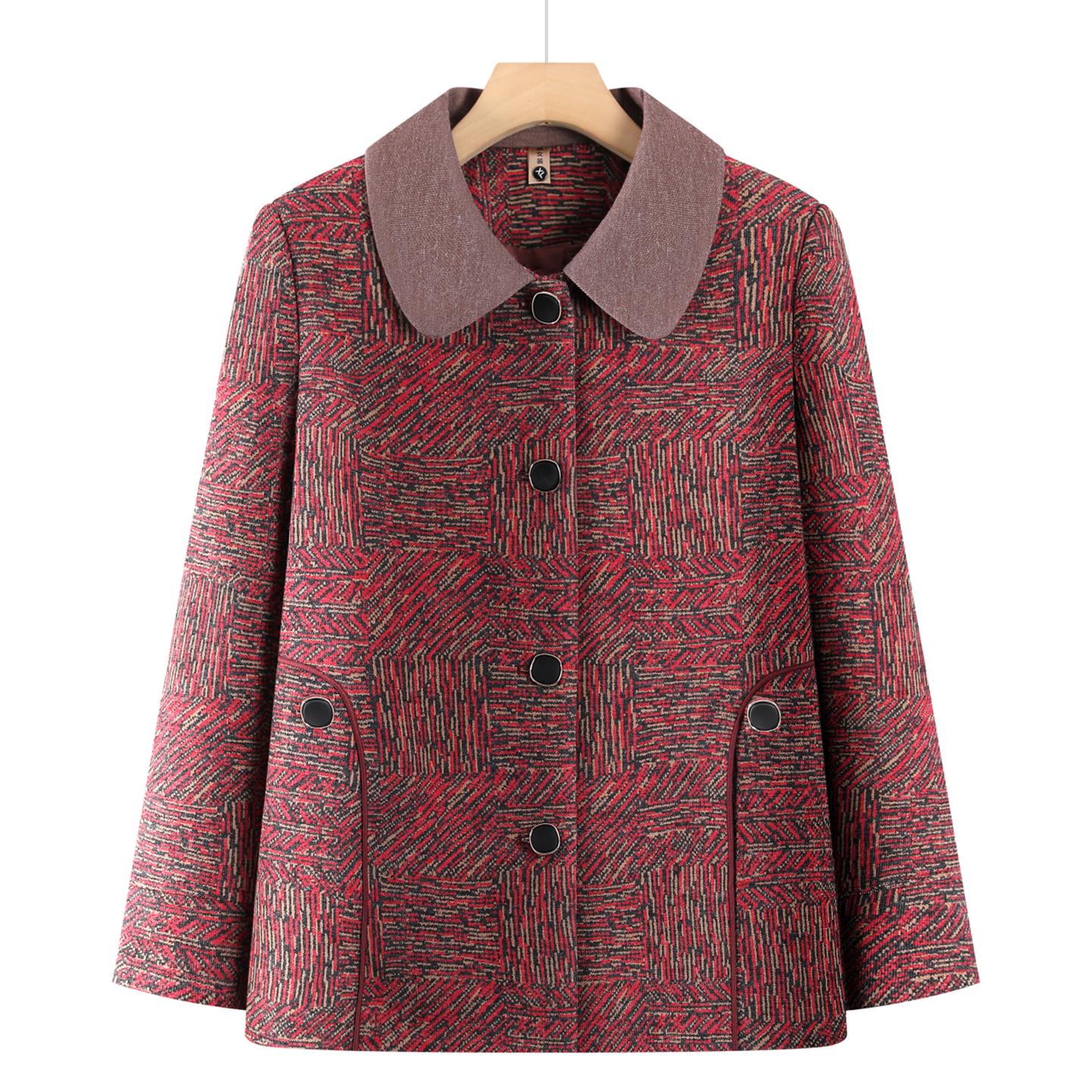

Grandmother s 2026 New Style Plus Size Autumn/Winter Coat 4XL (130-145 lbs)
