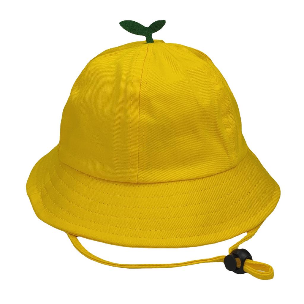 Cute Leaf Kids Fisherman Hat Adult Small Yellow Hat Sunshade Customizable Kindergarten Hat