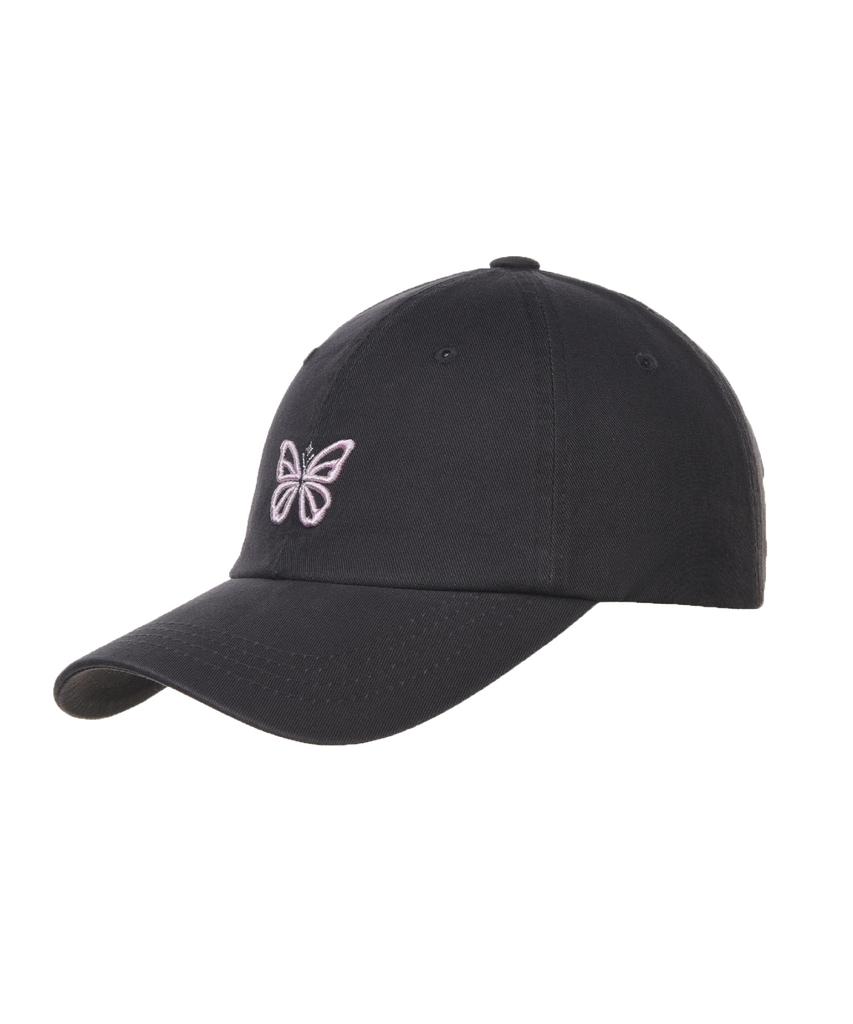 Nigaennikol Mini Butterfly Blink Ball Cap_Charcoal Pink
