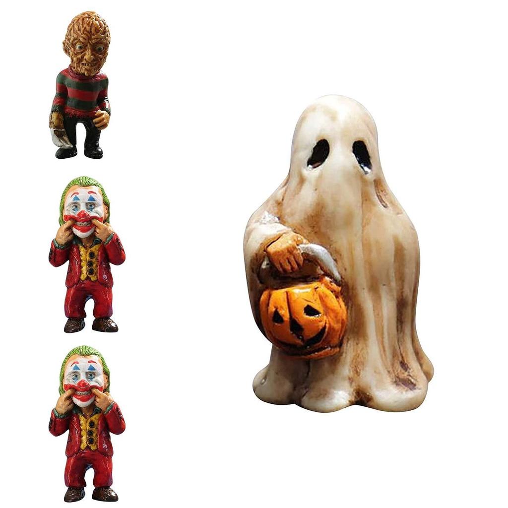Spooky Horror Gnomes For Halloween Garden Decoration Hand-crafted Resin Figurines