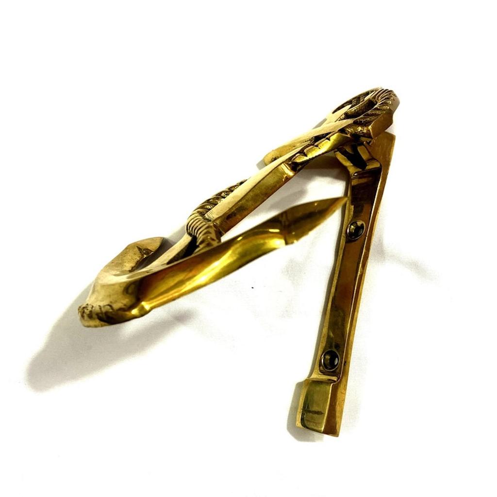 Brass Ship Anchor Door Knocker/Beach Style Door Knocker/Home & Office Door Accessories