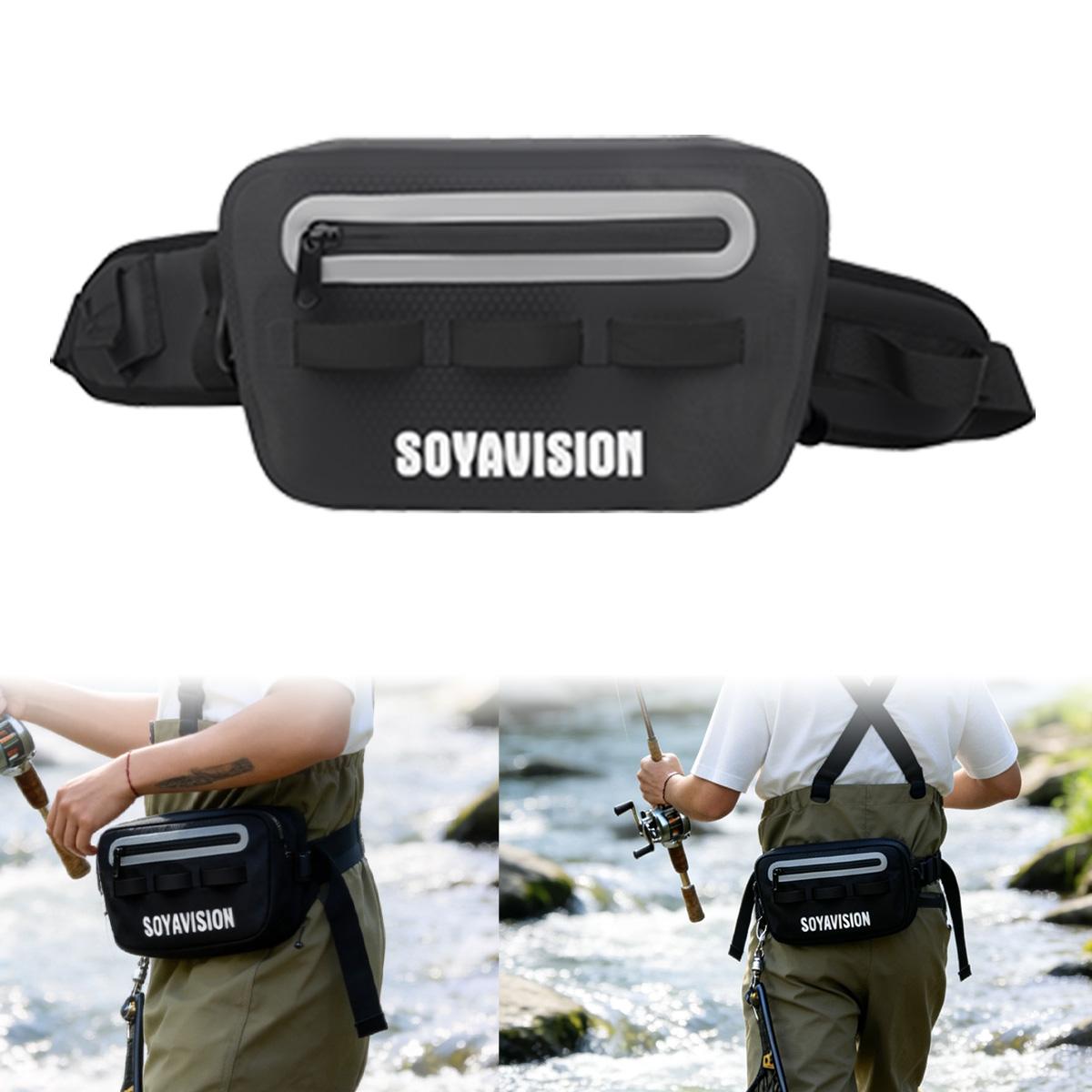 Fishing Bag Multifunctional Waterproof Purse Fishing Tool Bag Fishing Backpack Shoulder Crossbody Bag Outdoor Sports Backpack