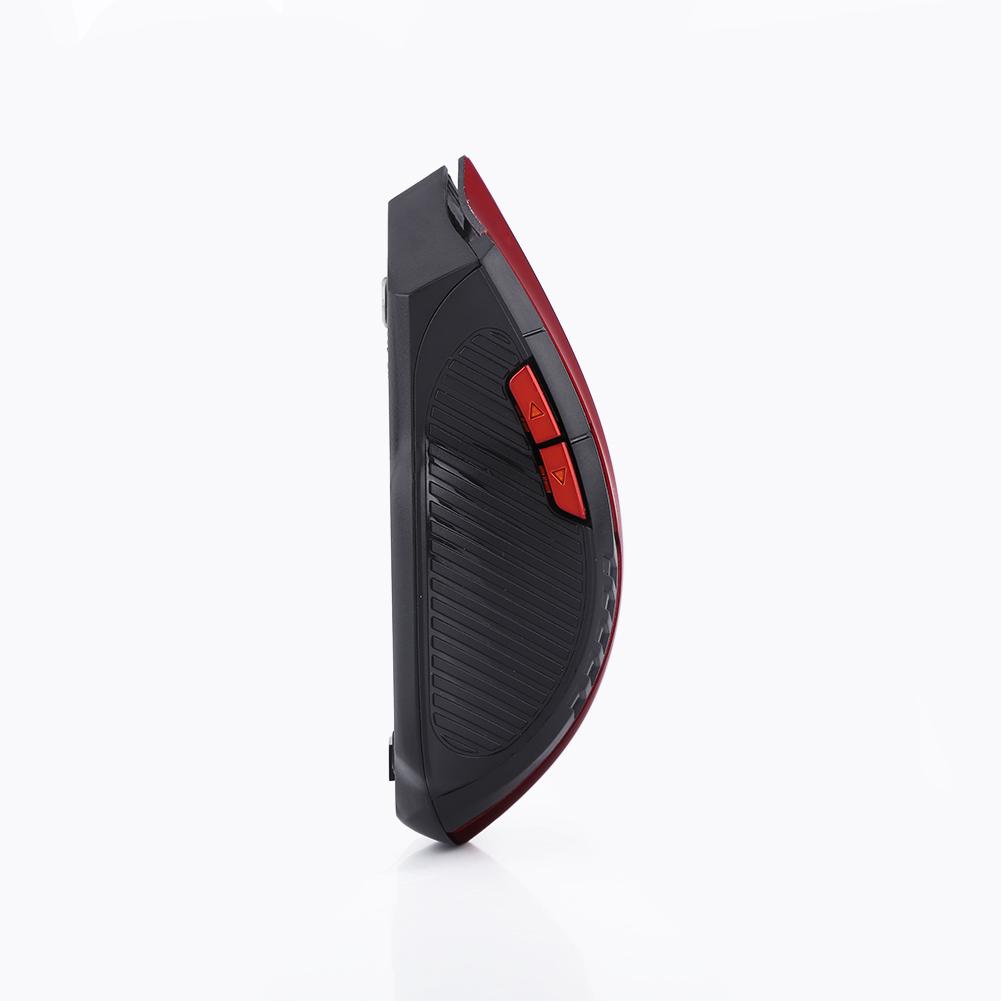 

2.4Ghz Mini Portable Wireless Optical Gaming Mouse Mice For PC Laptop Red красный