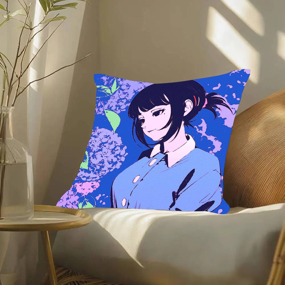 Anime The T-Tatami Galaxy Pillow Case Fashion Square Pillowcase Bedroom Sofa Room Ins Decoration Leisure