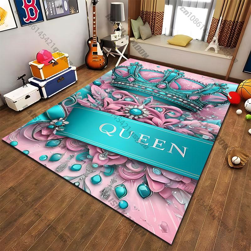 Royal elegance empowerment feminine grace carpet Yoga living room room decor children's crawling mat doormat area rug