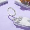 925 Sterling Silver Classic Style Moissanite Ring Sets Wedding Engagement Ring For Women Fine Jewelry Accessori