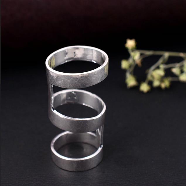 Sterling Silver Therapy Ring – Adjustable Arthritis Splint for Thumb & Finger Joint Pain