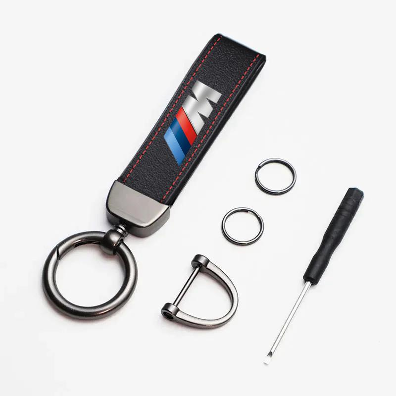 Car Tire Wheel Valve Caps Cover Suede Car Key Chain Ring Keychain For BMW M E46 E90 E60 F30 F10 E39 E36 F20 G30 G20 E87 E92 E91