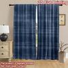 2D flat Photography Backdrop Scene Backdrop Blue Plaid Crisscross 100% Polyester Holiday Decorations Perfect for Suitable