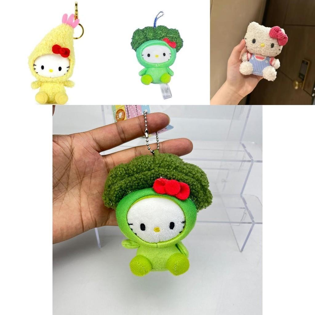 Hellokitty Shrimp Plush Toy Backpack Pendant Cute And Fluffy Kitty Design