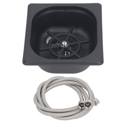 Glass Rinser Stainless Steel Fully Automatic High Pressure Cup Washer for Restaurant Kitchen Cafe