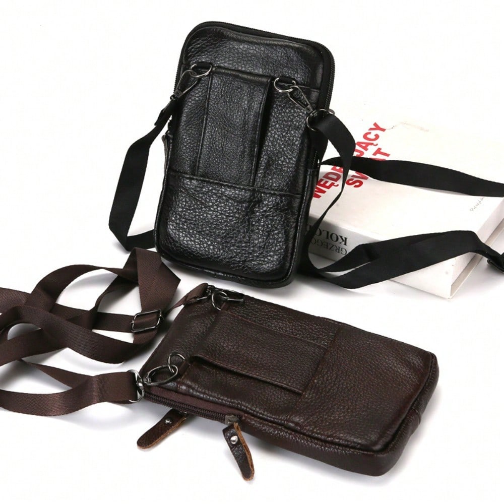 New Mobile Phone Fanny Pack Outdoor Shoulder Messenger Bag Hand-held Passport Document Fashion Bag