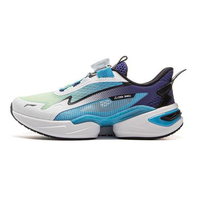 Li Ning Kids Sports Lifestyle Series Soft Lightweight Stable Shock Absorption Breathable Support Low Top Casual Shoes Kids Casual Shoes YKNV020-3