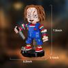 Set de Bloques de Construcción Chucky Brickheadz de la Película Childs-Play, Modelo de Figuras de Terror Juguetes para Regalos de Halloween(494 PIEZAS)