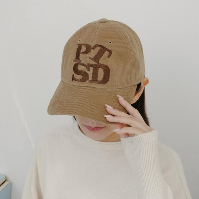 Women's cotton big lettering everyday look hat