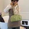 Stylish large-capacity underarm commuter bag women's bag 2025 new simple bowling bag simple shoulder bag