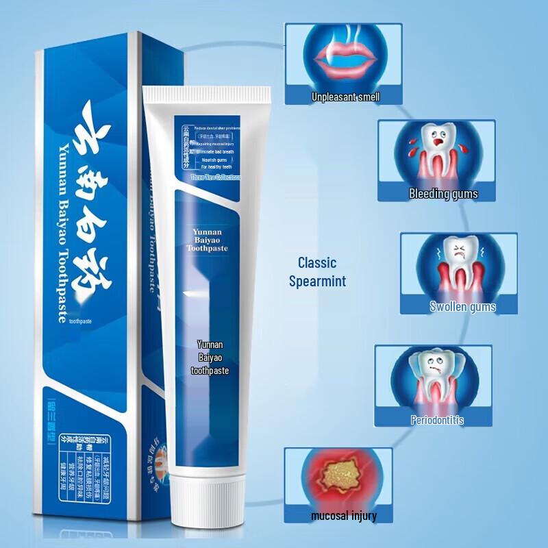 

Yunnan Baiyao Healthy Gum Spearmint Toothpaste