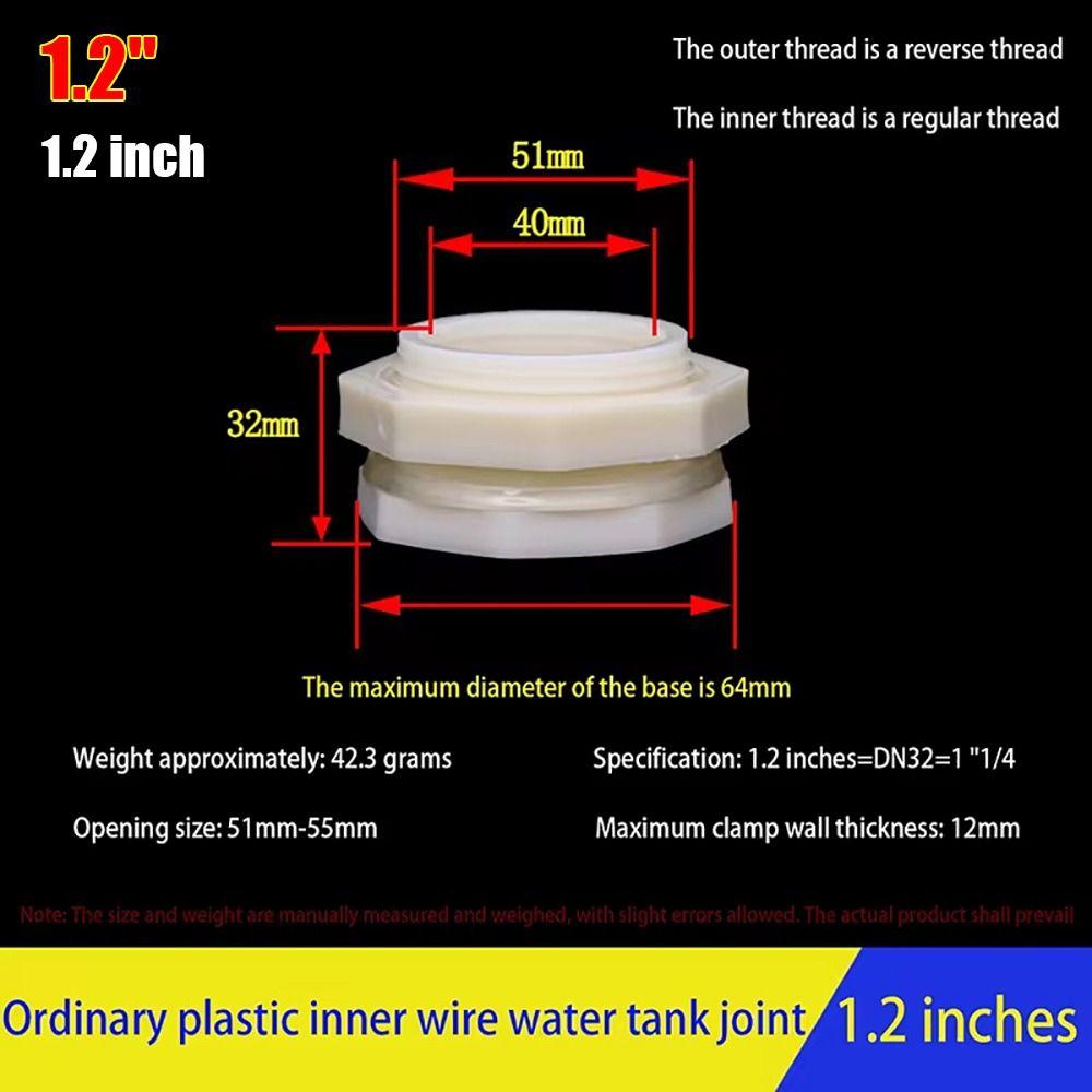 1Pcs Internal Thread Pipe Fitting 1/2" 3/4" 1" 1.2" 1.5" 2" Female Thread Pipe Joint