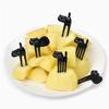 6pcs/Set Black Cat Fruit Fork Mini Cartoon Snack Cake Dessert Food Forks Bento Lunches Accessories Kitchen Utensils For Children
