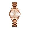 Analog Quartz Watch with Stainless Steel and Simple Design In Rose A Popular Brand for Business and Women's Strap, Waterproof, Gold. Commuting.