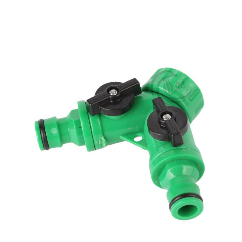 Eco-friendly 6-point Tee Valve Irrigation Connector for Water Pipes