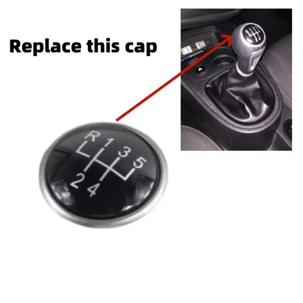 

5/6 Speed Manual Gear Shift Knob Lever Stick Cap Cover Speed Number Emblem Cap For Seat Leon II Toledo III / Altea XL 2006-2015 5 Speed