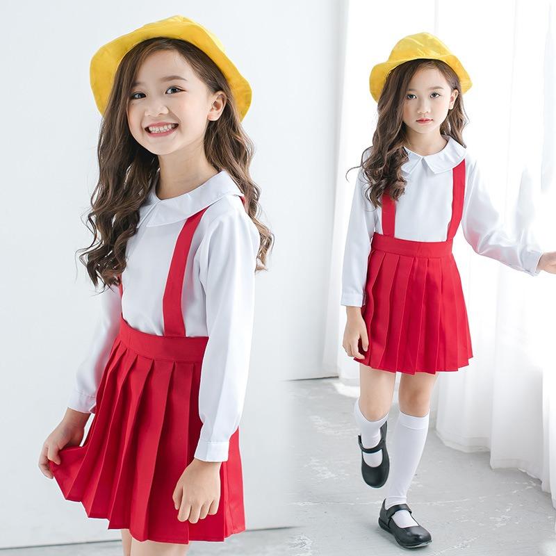Cherry Maruko Children's Clothing Children's Clothing Skirt Anime Girls Clothes Student Uniform