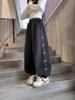 2025 New Style Fleece-Lined Sweatpants for Junior High School Girls