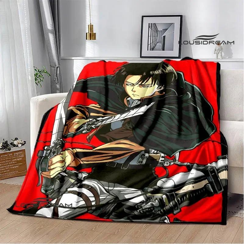 Cartoon A-Attack On Titan Printed Blankets Picnic Blanket Warm Flannel Blankets Home Bed Linings Blankets for Beds Birthday Gift