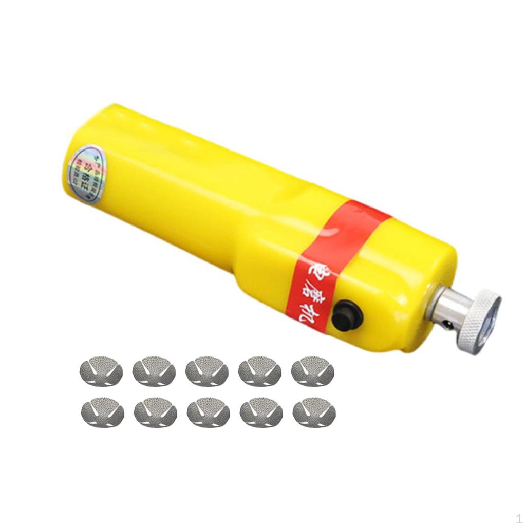 Electric Billiards Cue Kit Burnisher with 10 Sanding Discs Accessories 6.3x1.8x1.6inch