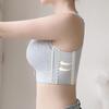 Undergarment Women's Anti-sagging Thin Strapless Bra Vest Style Gathering and Retracting Breasts Large-sized Bra