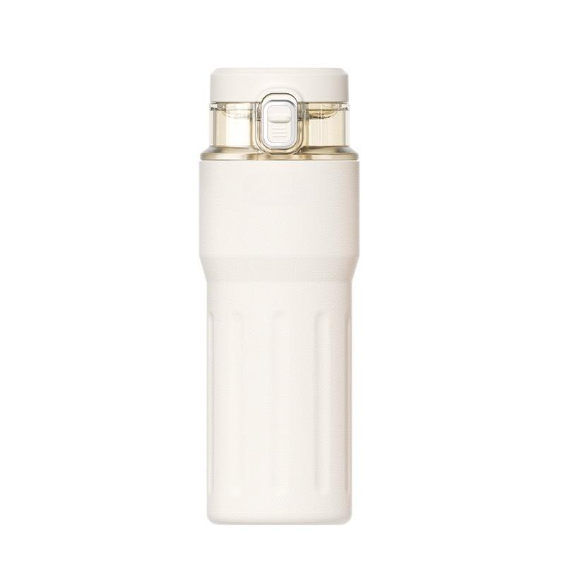 Ladies High Aesthetic Value Stainl Steel Cerc Insulated Tea Cup Health Tea Brewing Double Layer Inner Vel Water Cup