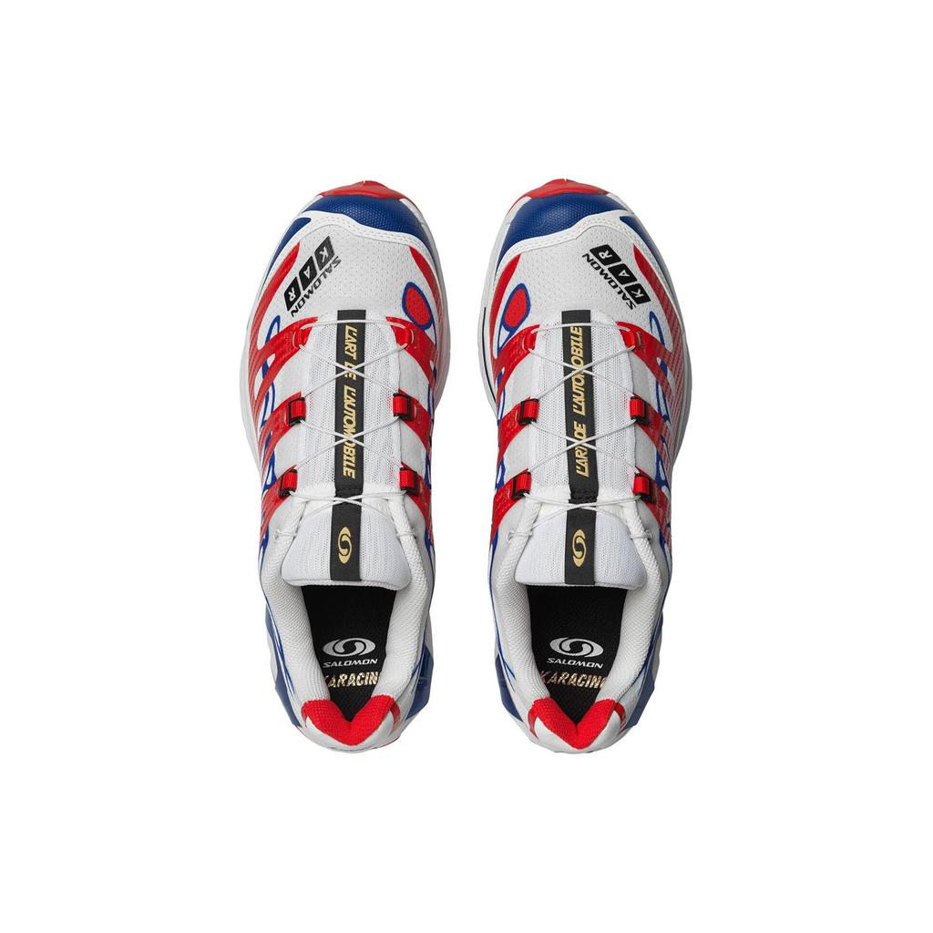 SALOMON Kar X Xt-4 Og Pohodlné outdoorové funkční boty s nízkým profilem Unisex boty Bílá Červená Modrá 476744