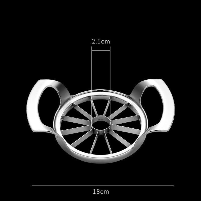 Stainless Steel Portable Thickened Fruit Cutter Household Fruit Segmentation Decore Kitchen Tool