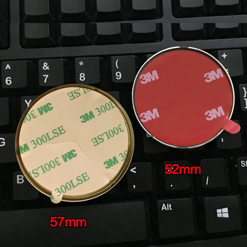 52mm 57mm Solide 3D & Flache Stern Apfelbaum Abzeichen Nickel Auto Emblem für Mercedes Benz AMG Lenkrad Mittel Logo Silber Gold