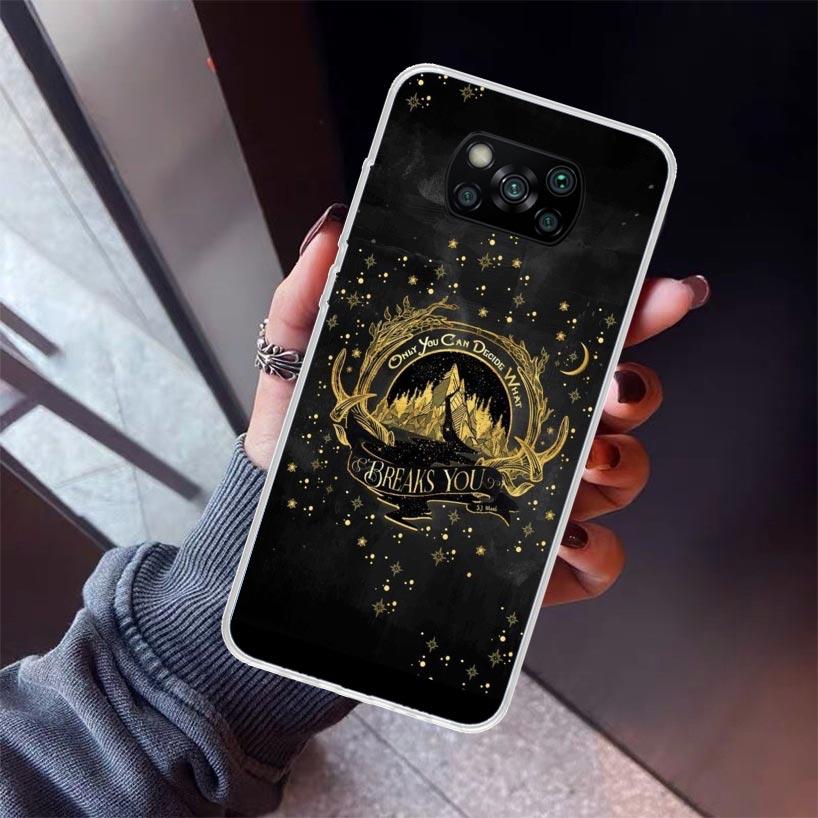 A Court of Mist Fury Sarah J Maas Phone Case For Xiaomi Poco X7 X6 X5 Pro F7 Ultra Redmi 15C 15 13 13C 12 12C 10 10A 10C 9 9A 9C