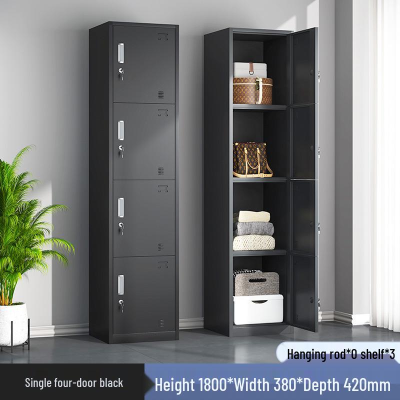 Single Door Steel Locker Cabinet for Employee or Dormitory Use
