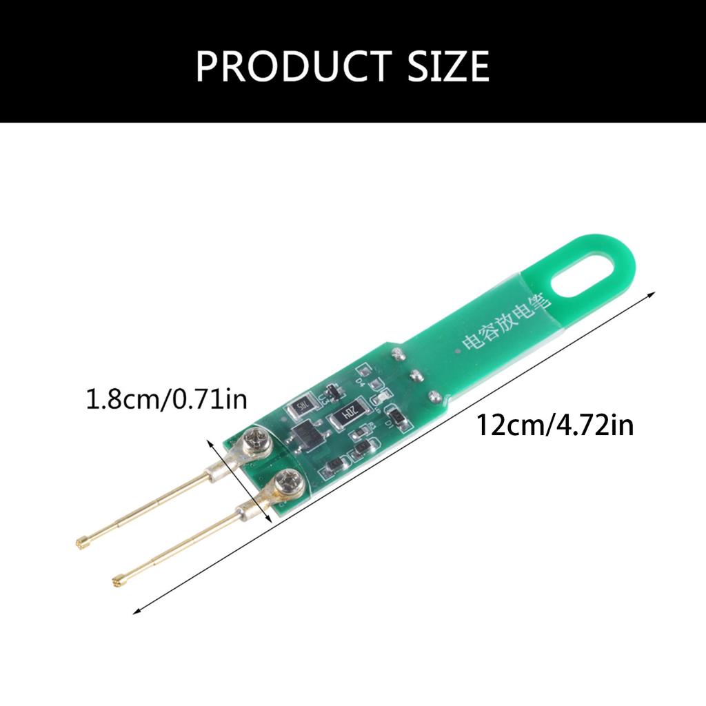 Capacitor Discharge Pen Fast Discharging High Voltage 1000UF 5000UF Repair Tool Discharger for Electronic Safety