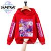Kids Anime KPop Demon Hunters Hoodie Autumn Long Sleeve Sweatshirt Sportswear Cartoon Hoodies